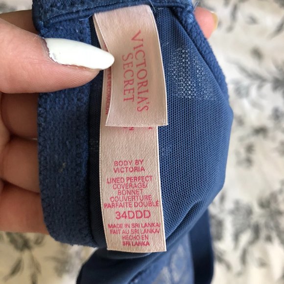 Body By Victoria Lined Perfect Coverage Bra 34DDD - Picture 2 of 3